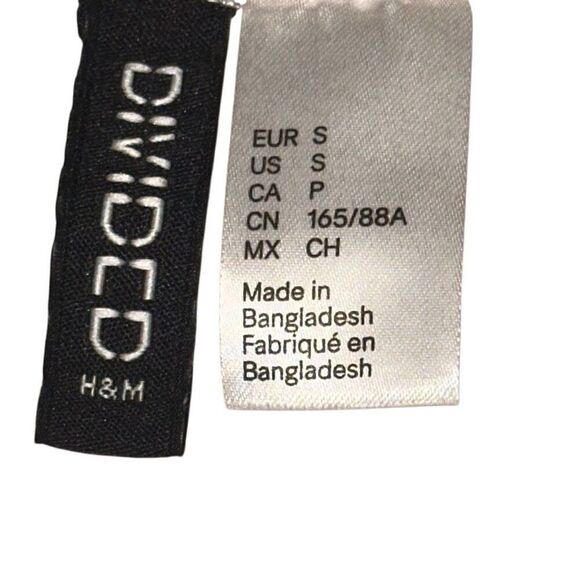 Divided By H&M Beige Knitted Long Sleeve Pullover Cropped Sweater Ladies Small - Picture 5 of 9